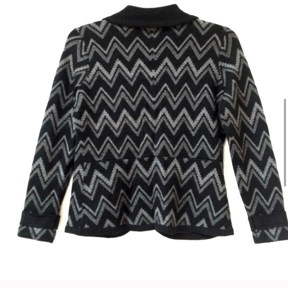 Zig zag knit blazer - Picture 2 of 8